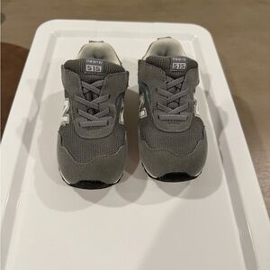 New Balance Toddler Gray Velcro Sneakers - 8W